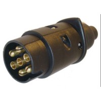 bel0008 Släpvagnskontakt hane 7-polig