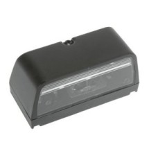 bel0025 Nummerskyltbelysning svart Talmu