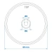 bel0032 Reflex rund vit