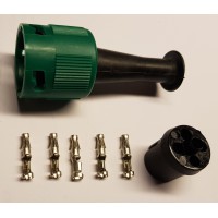 bel0045 Bajonettkontakt Ajba grön höger