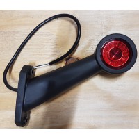 bel0137h Breddmarkeringslykta LED höger röd/vit på gummiarm bel0137h Breddmarkeringslykta LED höger röd/vit på gummiarm