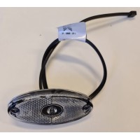 bel0138 Positionslykta Aspöck Led Flatpoint ll vit