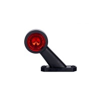 bel0144h Breddmarkeringslykta LED höger röd/vit på gummiarm bel0144h Breddmarkeringslykta LED höger röd/vit på gummiarm