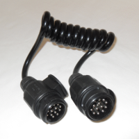 bel0191 Spiralkabel 13-13 pol hane-hane 1500mm bel0191 Spiralkabel 13-13 pol hane-hane 1500mm