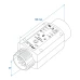 bel3017 13-polig kontakt testare laddningsbar 12V 