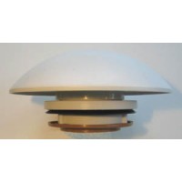 rs0027 Takventil grå i plast