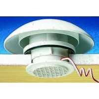 rs0028 Takventil grå plast med fläkt 12V