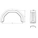 rs0307 Plastskärm HMK 2275 för 13-14" hjul