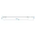 rsa012410 Bromswire BPW 1030/1255mm nippel/hylsa-gänga
