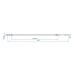 rsa012415 Bromswire BPW 1530/1755mm nippel/hylsa-gänga